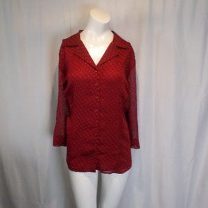 💖JM Collection red blouse